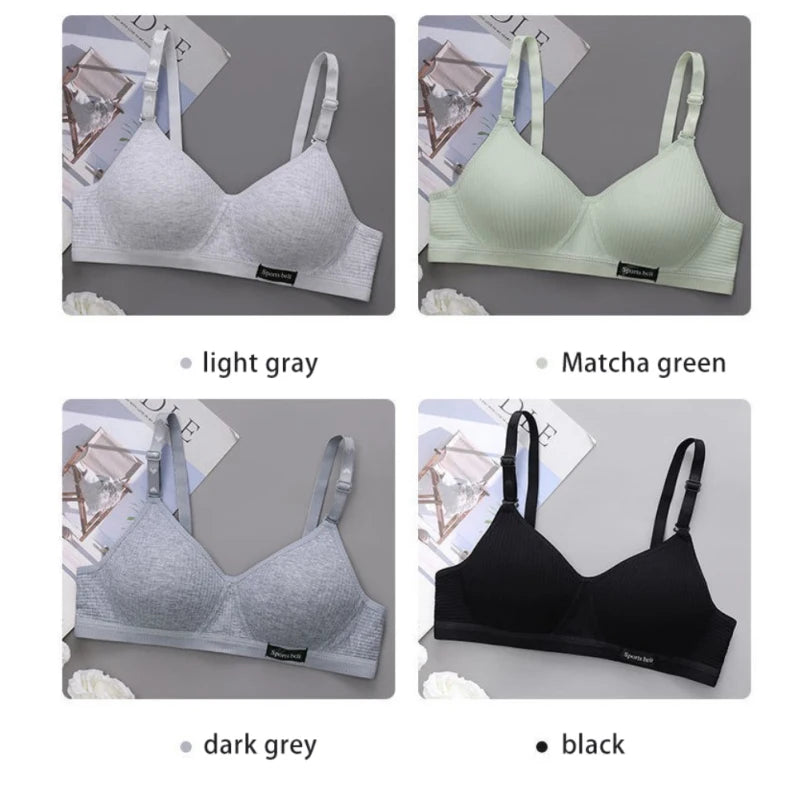 Cotton Sport Underwear For Teens Seamless Girl No Underwire Training Bra Soft Skin-Friendly School Girl Small Size Bra Clothing