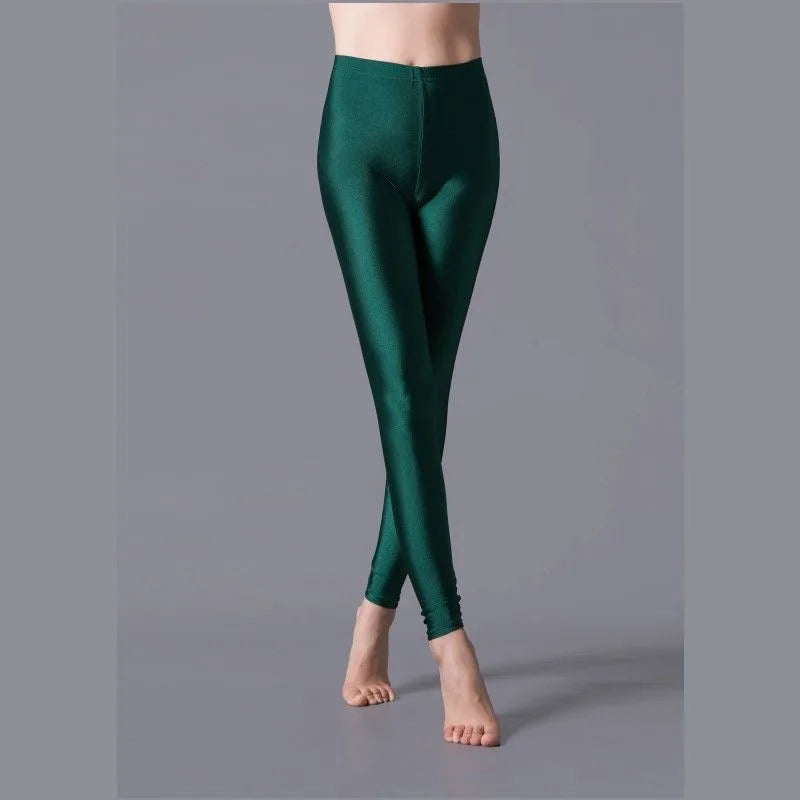 High Elastic Skinny Leggings Pencil Pants Slim Plus Size Trousers Shiny Yoga Pant For Female Sexy Skin Friendly Tight Legging