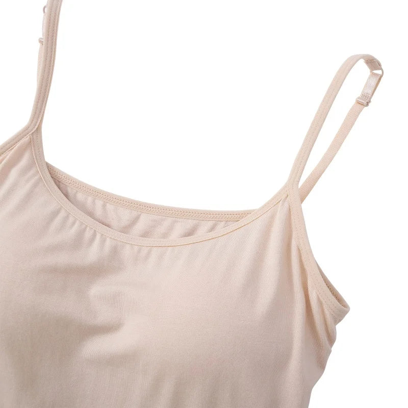 Fashion Lady Camisole Top Sexy Comfortable Without Rims With Chest Pad Sports Homewear