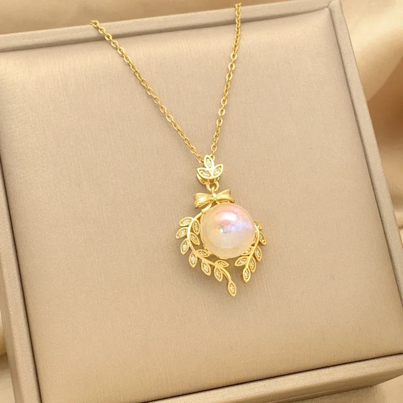 Double Layer Necklace Women's Personality Fashion Necklace Wedding Jewelry Birthday Gifts