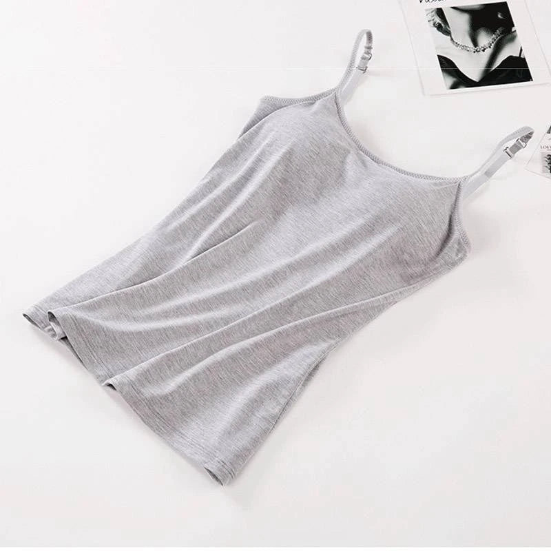 Fashion Lady Camisole Top Sexy Comfortable Without Rims With Chest Pad Sports Homewear