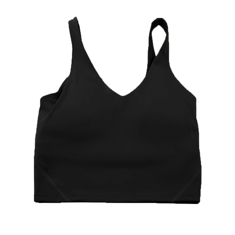 Sports yoga bra with a gathered U-back, high-quality sports cycling, fitness running, breathable quick drying women's bra