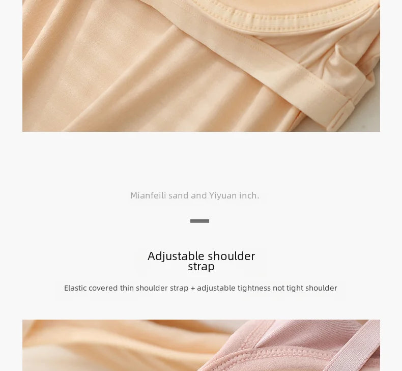 Women Vest Chest Pad Strap Thin Fit Bra One-piece Base Shirt Breathable Comfortable Back Beauty Cotton Pad