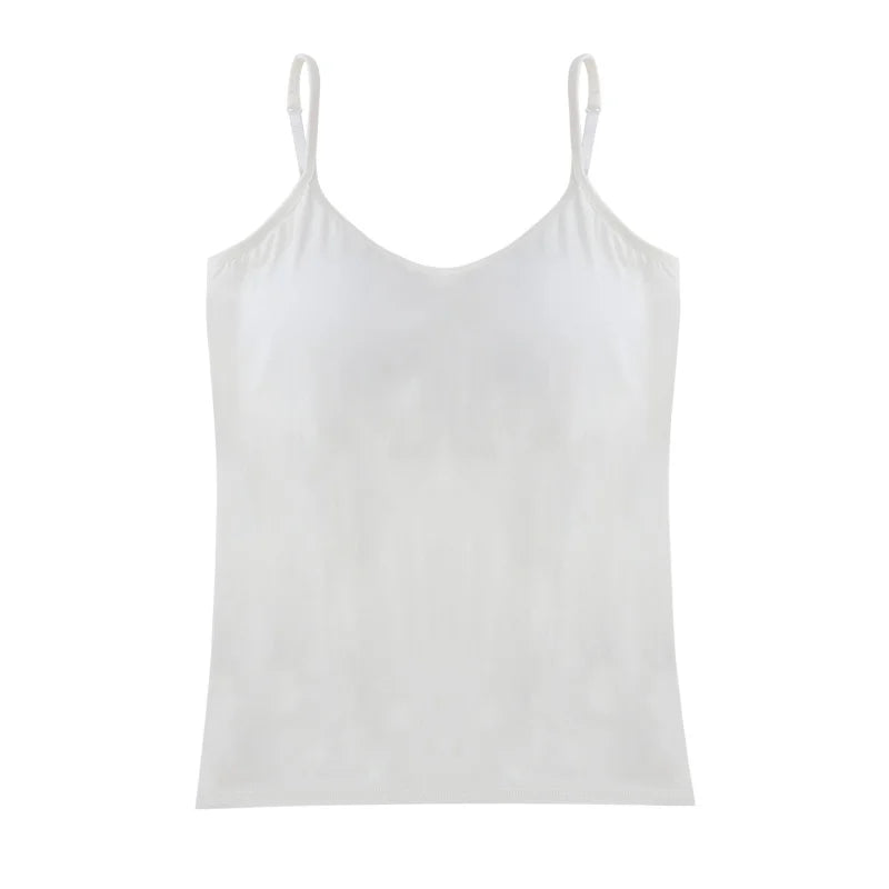 Fashion Lady Camisole Top Sexy Comfortable Without Rims With Chest Pad Sports Homewear