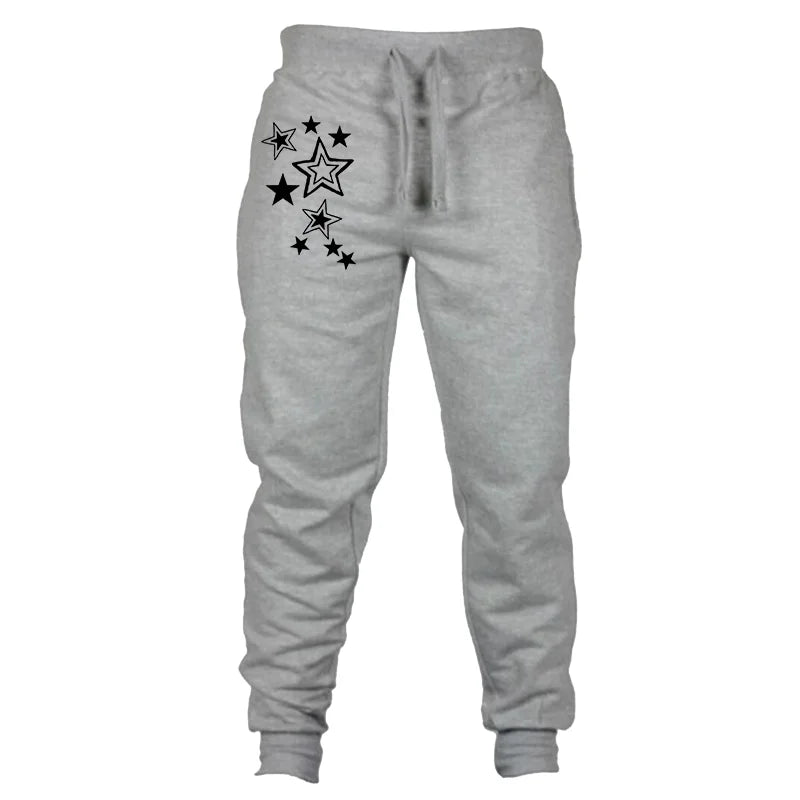 Woman Clothing Women's Baggy Pants Sweatpants Jogger Female Fashion Joggings Casual Printed Stars Full Length Sports Pants