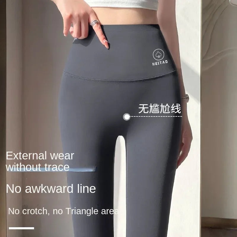 Womens High Waisted Seamless Leggings Sports Fitness Yoga Pants Gym Leggings Womens Elastic Shark Pants Cycling Pants Summer