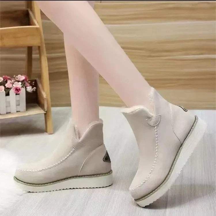 Women Snow Boots Winter Fashion Casual Warm Shoes for Women Slip on Lady Comfort Female Ankle Boot Footwear Botas De Mujer