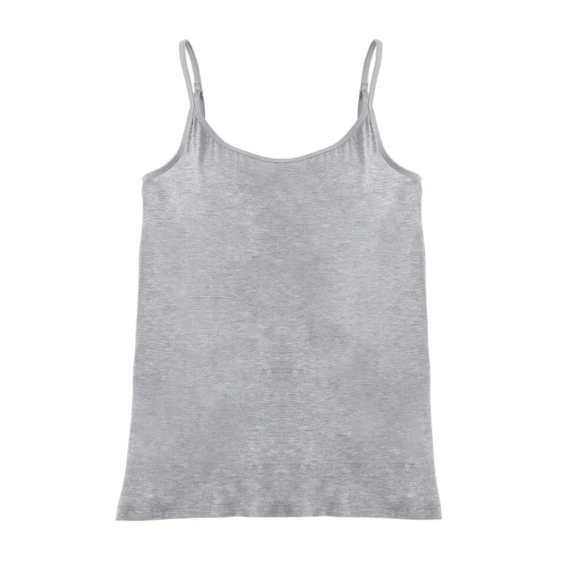 Fashion Lady Camisole Top Sexy Comfortable Without Rims With Chest Pad Sports Homewear