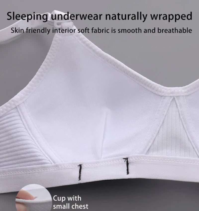 Cotton Sport Underwear For Teens Seamless Girl No Underwire Training Bra Soft Skin-Friendly School Girl Small Size Bra Clothing