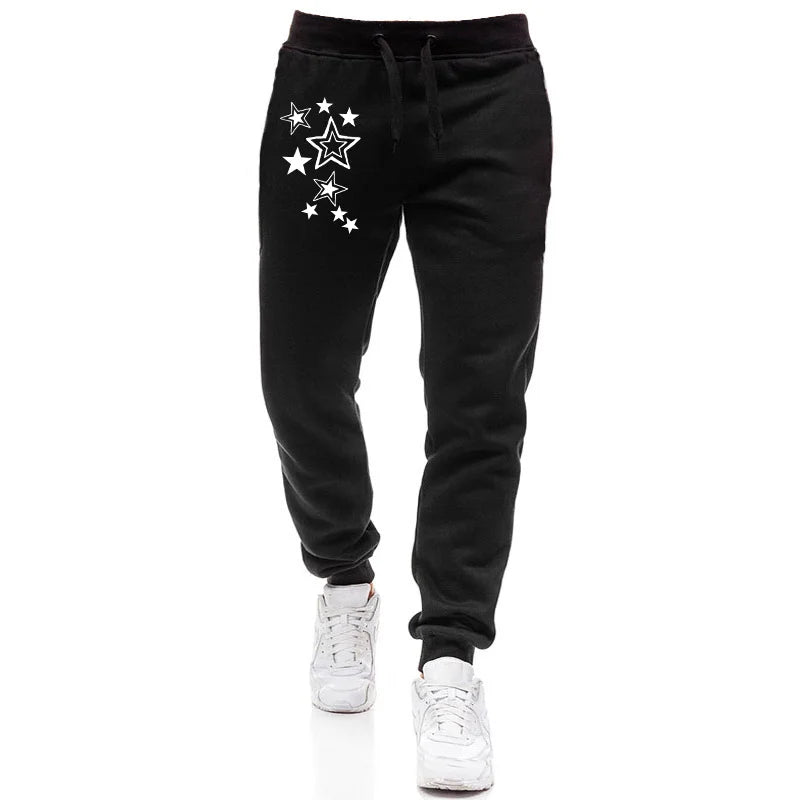 Woman Clothing Women's Baggy Pants Sweatpants Jogger Female Fashion Joggings Casual Printed Stars Full Length Sports Pants