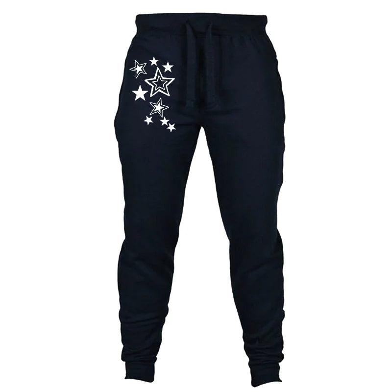 Woman Clothing Women's Baggy Pants Sweatpants Jogger Female Fashion Joggings Casual Printed Stars Full Length Sports Pants