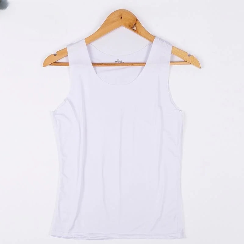 Women Summer Tight fit No trace Tanks Camis Vest Fashion Casual Sleeveless Ladies Street Tanks Tops Tees Hotsweet Bra