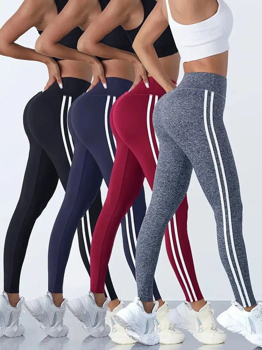 Sports Fitness Yoga Leggings High Stretch Workout Sports Pants Women's Activewear