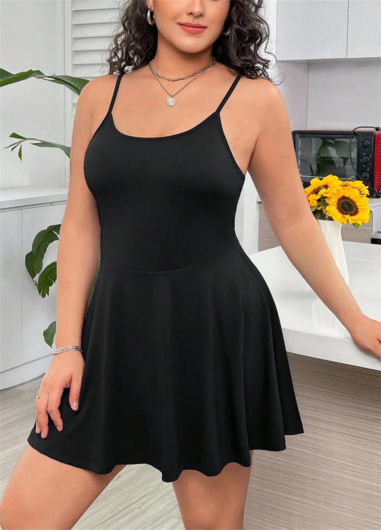 Summer New Plus-Size Women Comfortable Halter Dress Sexy Backless