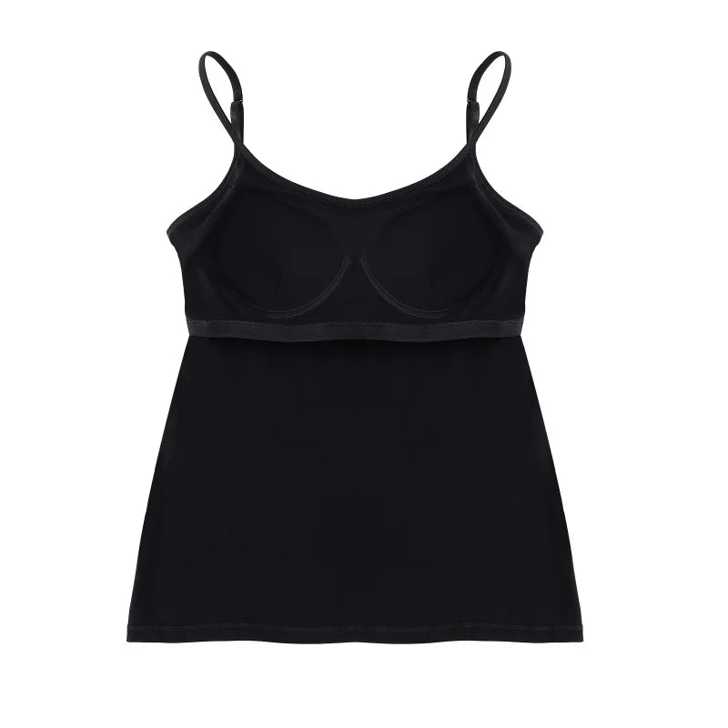 Fashion Lady Camisole Top Sexy Comfortable Without Rims With Chest Pad Sports Homewear