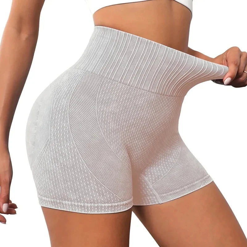 Seamless Knitted Buttock Sports New Shorts Running Yoga Fitness Pants Tight Quick Dry Training Yoga Shorts Women